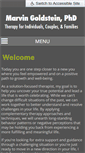 Mobile Screenshot of drmarvingoldstein.com