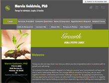 Tablet Screenshot of drmarvingoldstein.com
